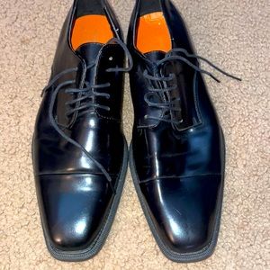 Black men Antonio Cerrelli dress shoes